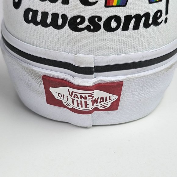 Van's Hey! You're Awesome! Flowers Smiley Check with Your Self, 751505, W12M10.5 - Picture 12 of 12